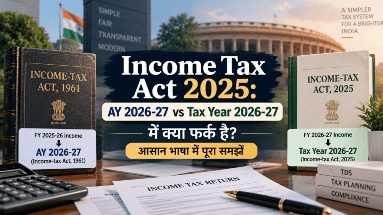 Income Tax Act 2025: AY 2026-27 vs Tax Year 2026-27