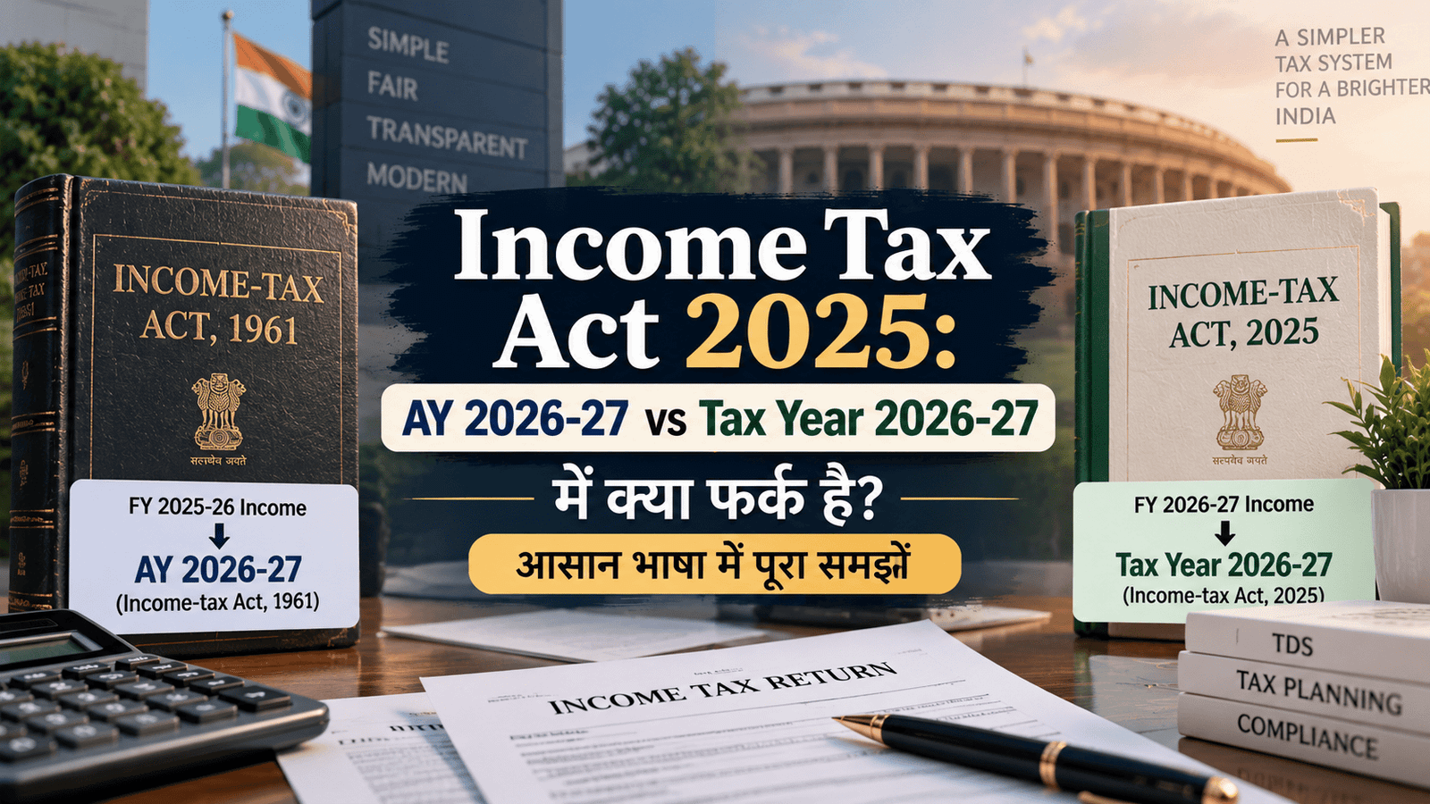 Income Tax Act 2025, AY 2026-27 and Tax Year 2026-27 explained